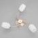 Closure Closure Kero 3x60W E14 gold 56x56x18 cm