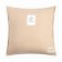 Ethel pillow, 45x45+1 cm, beige, 100% cotton