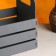 Kashpo wooden 25 × 15 × 20 cm "Carmen", side handles, Gray Gray beautifully
