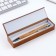 Bamboo pen in a wooden case “Best Teacher”, Blue Paste, 1.0 mm