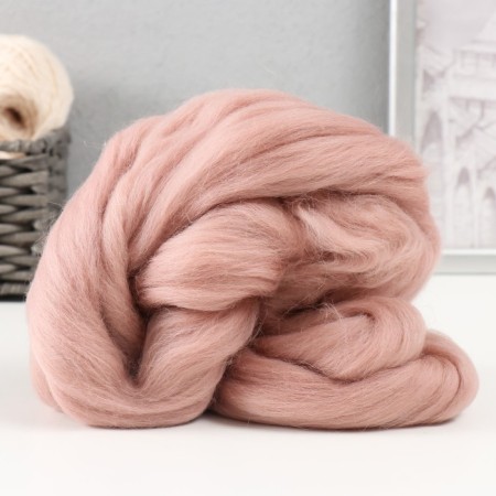 Fasting wool 100% half -toned wool 50 g (dark powder - 069)