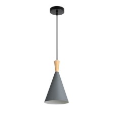 Spring light lamp 10272/1BK GR+WD, 1x40W, E27, 75x18.5x18.5 cm, black color black