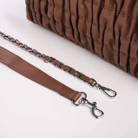 Lightning bag bag, brown color-4