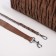 Lightning bag bag, brown color