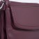 Cross-Bodi bag with zipper, burgundy color