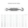 Talter hook-ring tundra Krep, DIN1480, M10, galvanized, 1 pcs