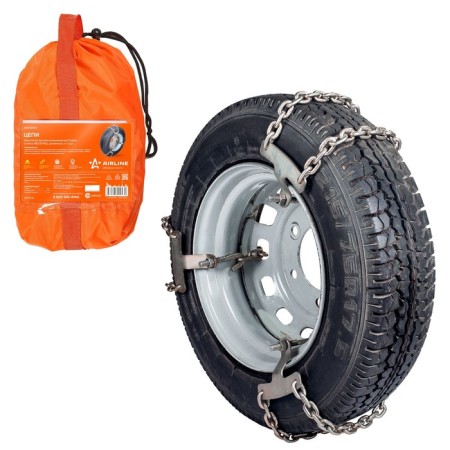 AIRLINE anti -excess chains, for a gazelle, wheels 185/75 R16, reinforced, in a set 2 pcs