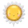 Foil ball 28 "" Sun "