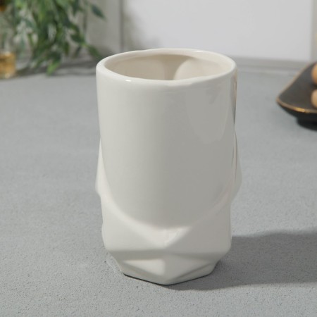 Set: dispenser, glass, soap dish "white"-4