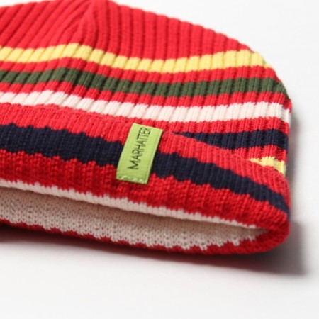 Children's hat, red/yellow color, size 54-56-1