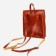 Open-ryukzak-mini from artificial leather on magnet, the color is red