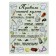 Picture on the canvas "Rules of our kitchen" 30*40 cm