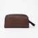 Lightning cosmetic bag, brown color