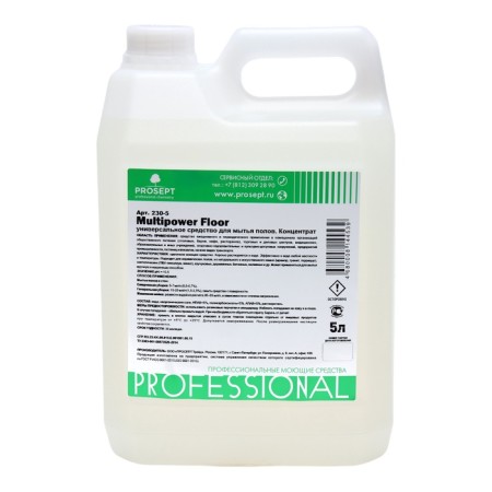 Universal gap washing tool Multipower Floor, 5 liters