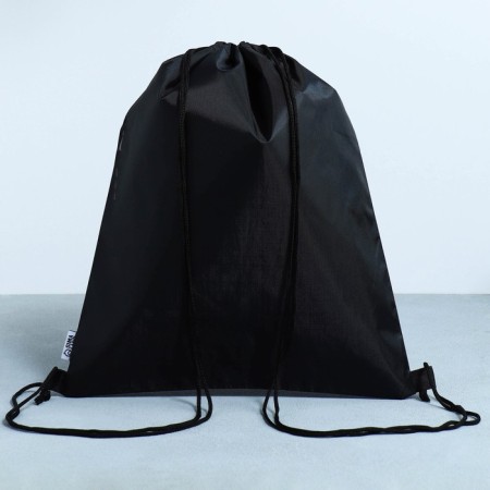 Shoe bag, martial material, black color, 30 x 40 cm-3