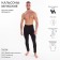 Male thermal underwear (pants), black color, size 48-50