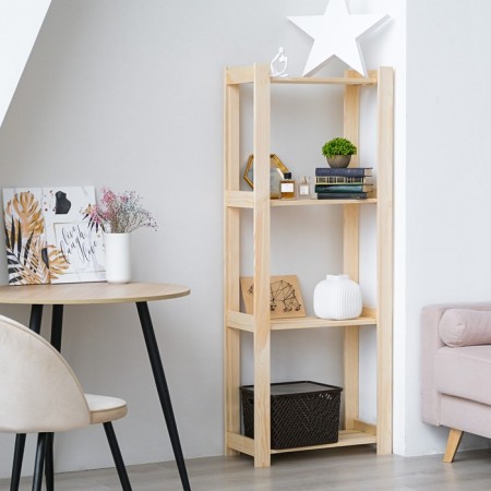 Wooden rack "Alpha", 64 × 28 × 159cm