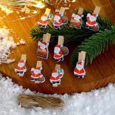 Set of decorative clothespins 
