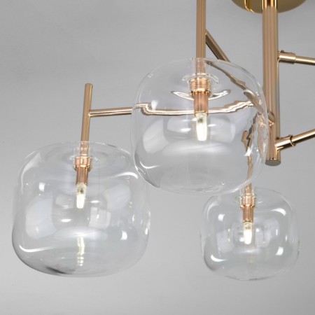 Потолочная люстра в стиле лофт Jar, 3Вт, G4, 60x60x44 см-2