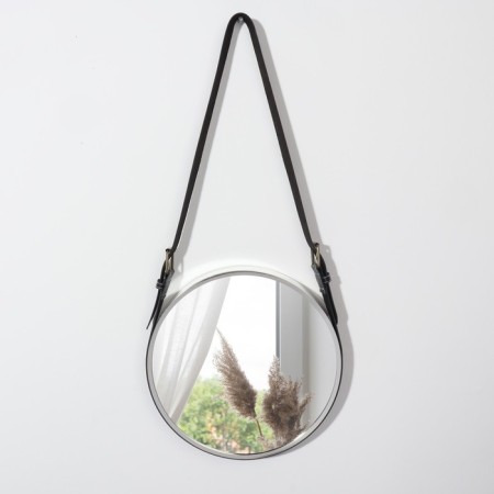 Wall mirror "entourage", D mirror surface 28 cm, silver color/mix-2