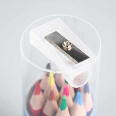 Colored pencils in a tube, 12 colors, trihedral, puppy patrol-2