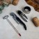 Wine set: a corkscrew for wine, aerator, a cap, the thermometer "Vinishko"