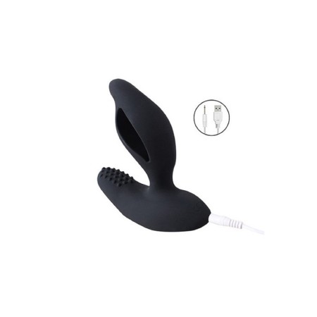 Prostate stimulator Levett Titus, with a remote control, black, 13 cm-4