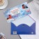 The envelope for the money "Magic New Year!" glitter, bullfinches, 17x8 cm
