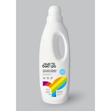 Washing gel purely quickly “for color”, 1 liter