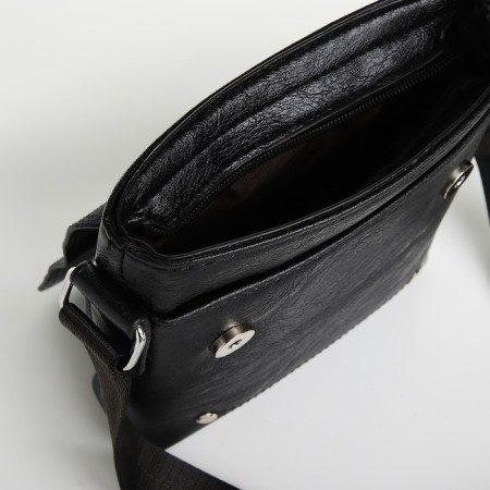 Male bag, black color-4