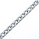 Collar - Metallic stranding single, 60 cm, wire thickness 3 mm, flat link