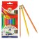 Pencils 12 colors Koh-I-Noor 2112, corrugated surface, cardboard packaging, euro suspension