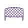 Decorative fence, 35 × 220 cm, 5 sections, plastic, lilac, Romanika, Greengo