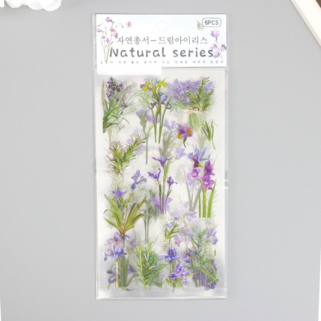 Plastic stickers "Irce" set of 6 sheets 10x18 cm-5