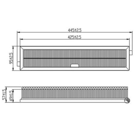 Air filter Totachi Ta-2134