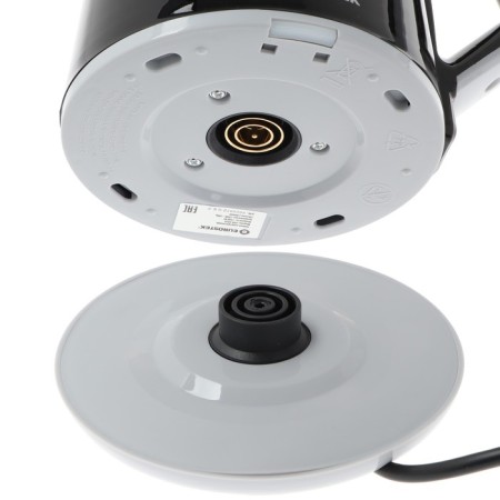 Electric kettle eurostek eek-2026, plastic, fire, 1.8 l, 1500 watts, black-6