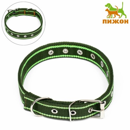 Collar of tarpaulin dimensionless two -layer, 67 x 3 cm, khaki/salad