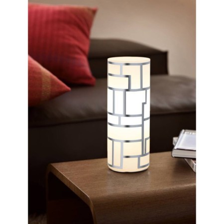 Bayman 1x60W table lamp E27, white 10.5x10.5x27 cm-1