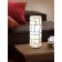 Bayman 1x60W table lamp E27, white 10.5x10.5x27 cm