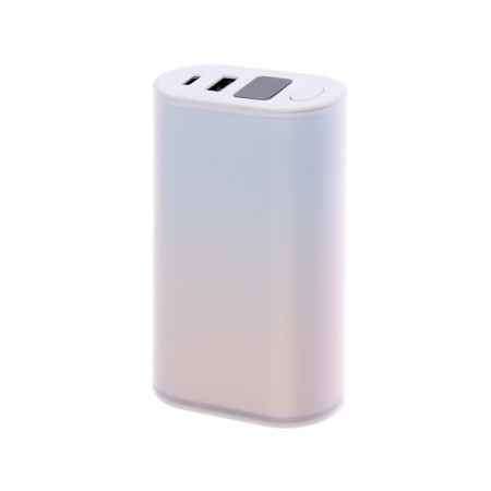 External battery Y213, 10000 mAh, USB, Type-C, 2 A, blue pink-1