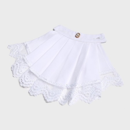 School blouse for girls, white color, height 146 cm-7