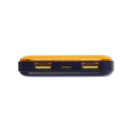 External BYZ W91, 10,000 mAh, 2 USB, 1 Type-C, 22.5 W, 3 A, PD, Orange, Orange-5