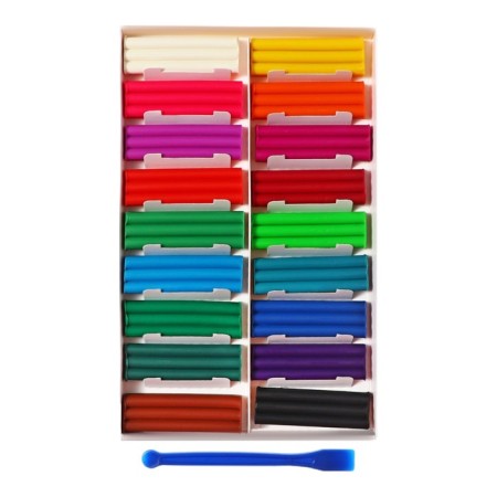 Soft plasticine (wax) calligrata, 18 colors, 270 g-3