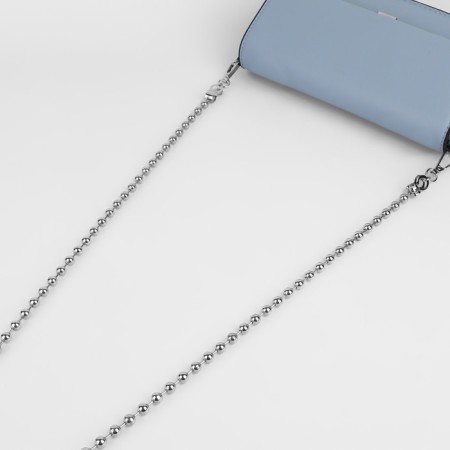 A chain for a bag, with carbines, d = 8 mm, 120 cm, silver color-2