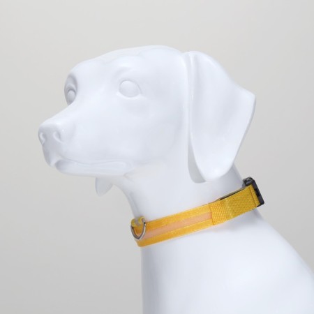 Collar with backlight size L, Osh 45-52 x 2.5 cm 3 lumber mode yellow-2