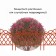 Decorative fence, 36 × 42 cm, plastic, terracotta