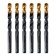 Drill Denzel 717223, 11 mm, HSS-Tin, Golden Tip, 6 pcs.