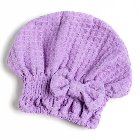 Set for the bath and bathroom Ethel Vafli towel 70*140 cm+Chalma 21*25 cm, central violet-6