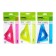Drawing HEAMM Medium (ruler 20 cm, 2 triangles, transporter), transparent, neon colors, mix