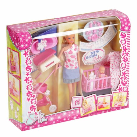 Doll "Steffi with newborn"-1